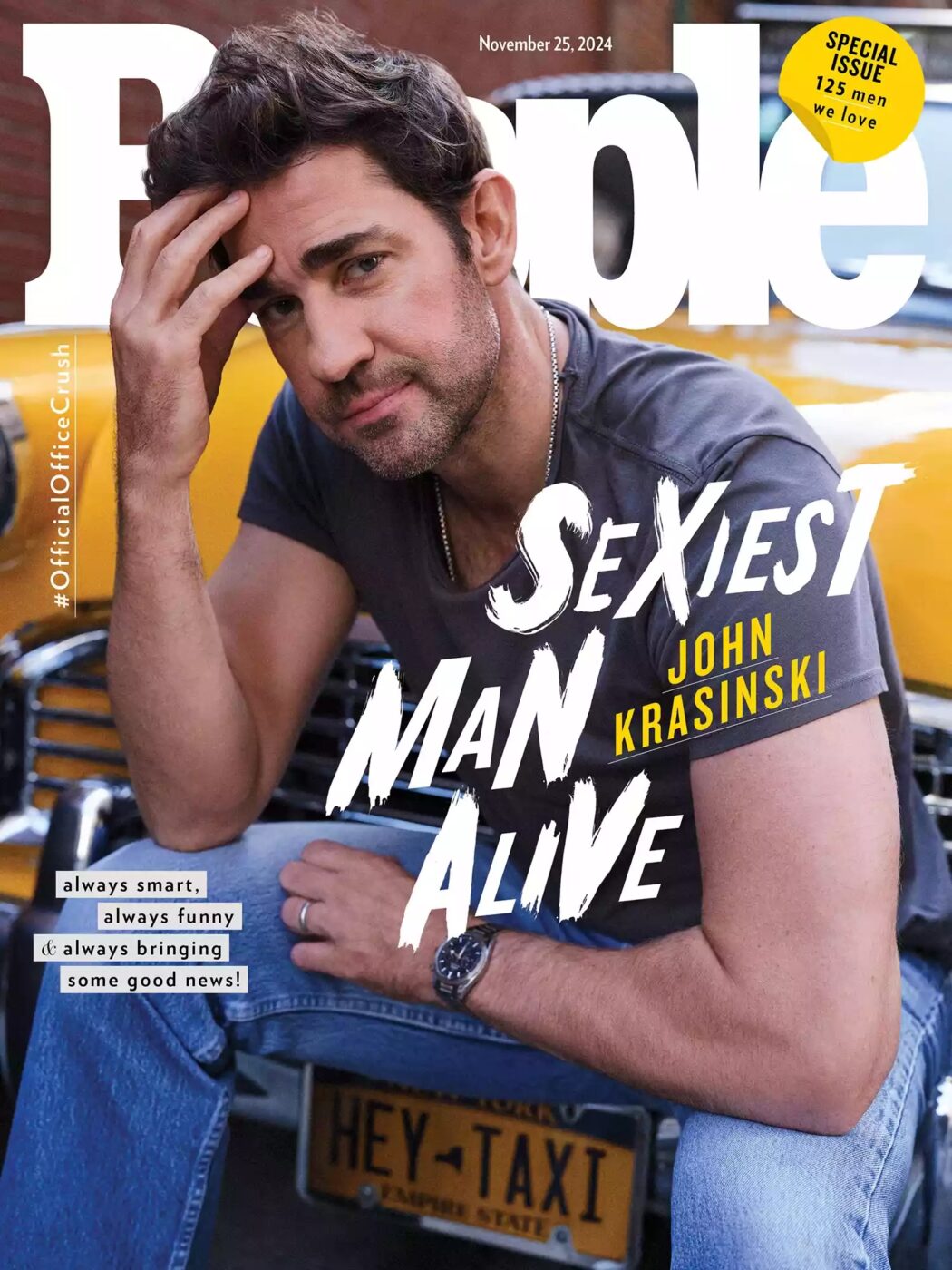 John Krasinski • People’s “Sexiest Man Alive” 2024.