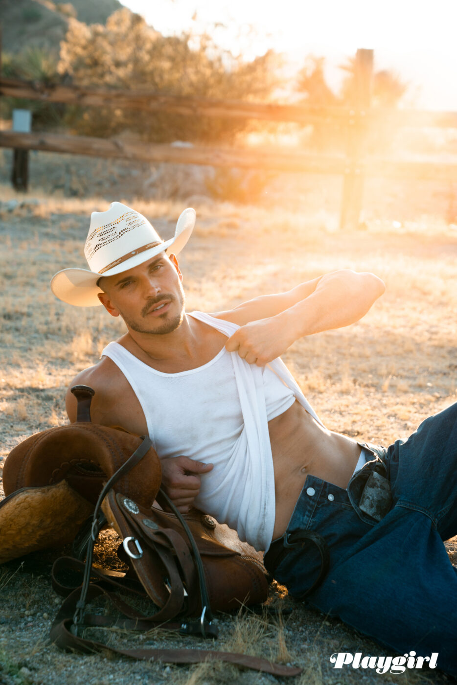 Jeans @shopredone • Tank @calvinklein • Hat @resistol1927 • Boots @pskaufman