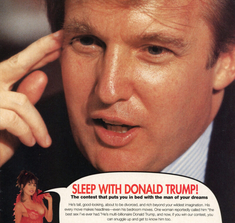 Sleep with Donald Trump