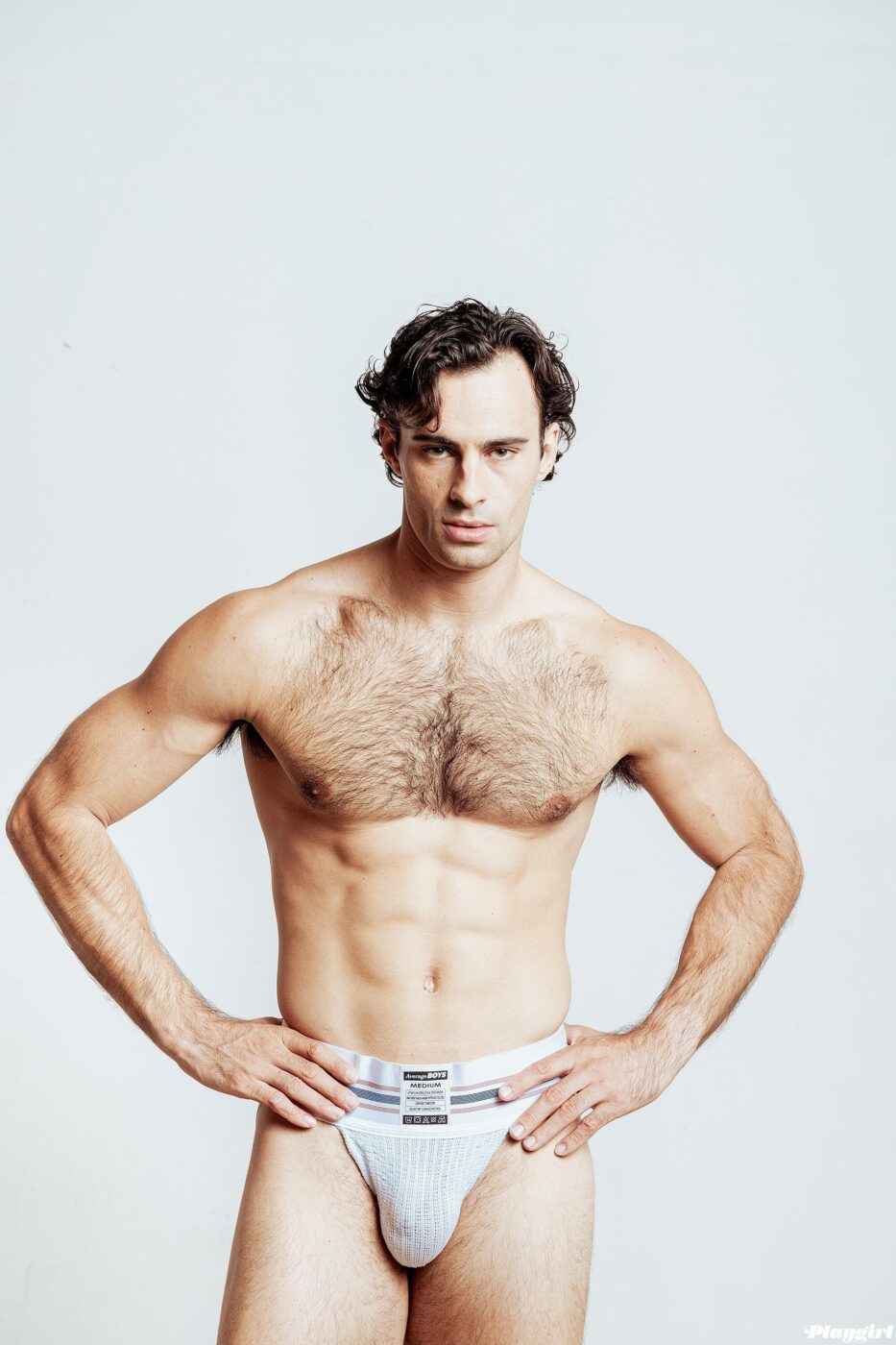 Jockstrap: Stylist’s Own.