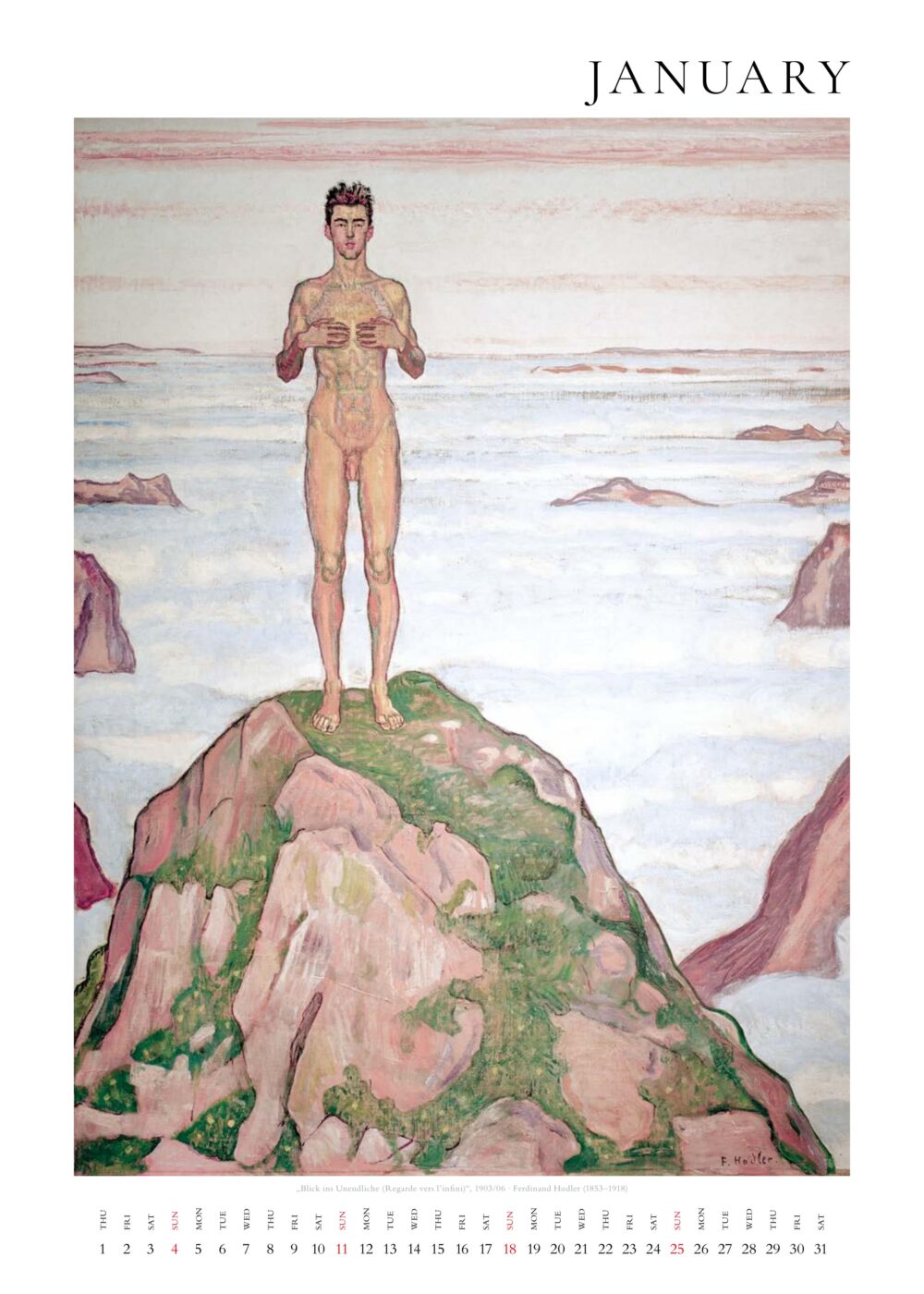 ‘Regarde vers l’infini’ by Ferdinand Hodler.
