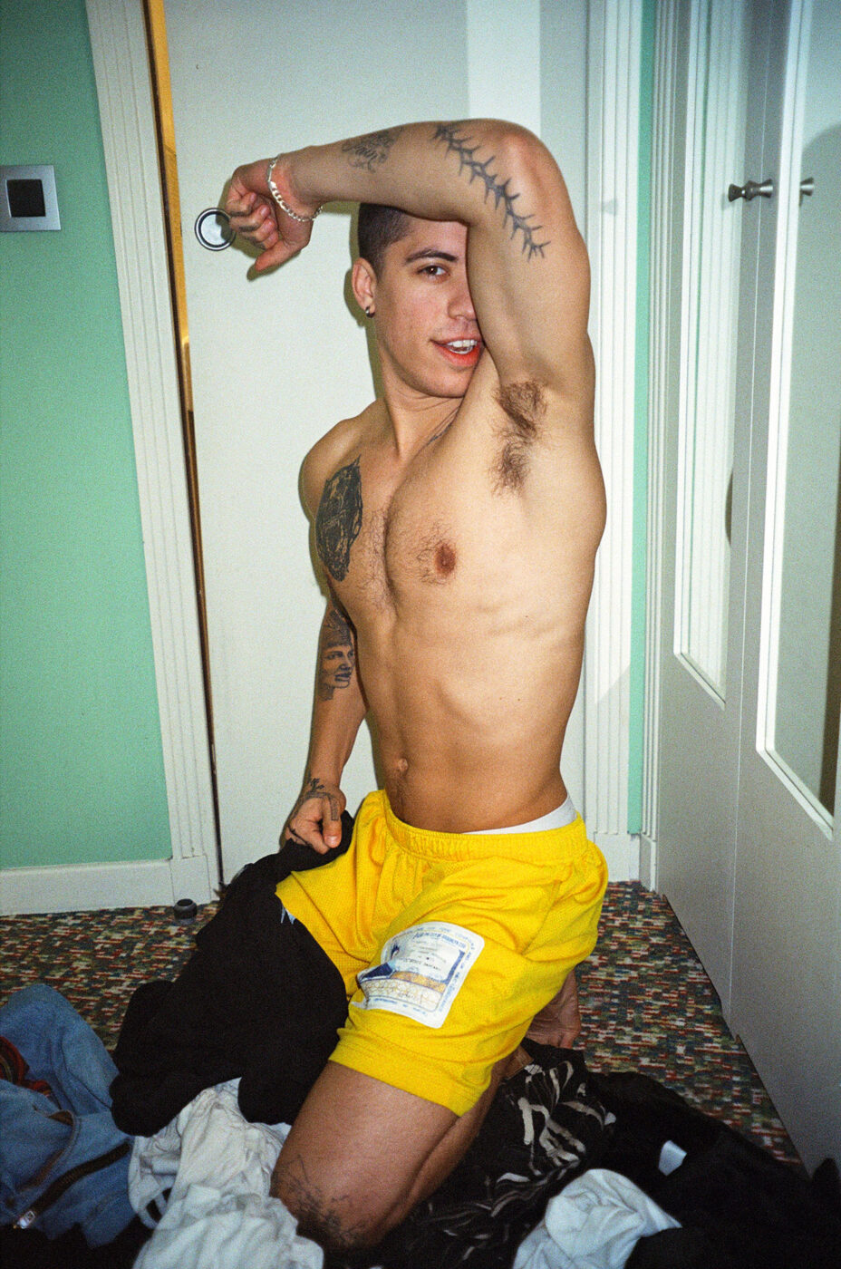 © Slava Mogutin • Jonah Sweaty Armpit, Paris, 2021.