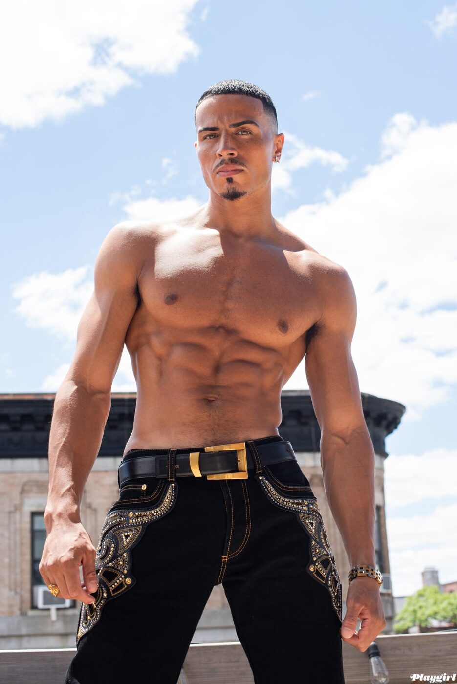 Pants & Belt: Versace.